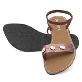 Women's Sandal - Maroon, Women, Sandals, Chase Value, Chase Value