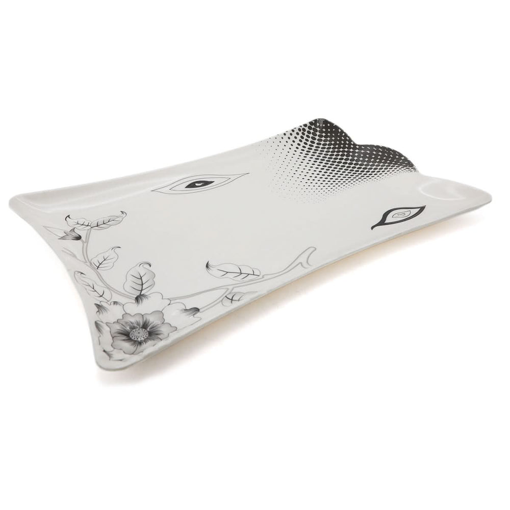 Embose Tray Melamine Medium - Black, Home & Lifestyle, Serving And Dining, Chase Value, Chase Value