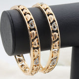 Women's Bangles 2 Piece Set - Golden, Women, Bangles & Bracelets, Chase Value, Chase Value