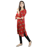 Karizma Chahat Printed Lawn 1 Pcs Un-Stitched Kurti - 05 A, Women, Unstitched Kurti, United Textiles, Chase Value