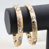Women's Bangles 2 Piece Set - Golden, Women, Bangles & Bracelets, Chase Value, Chase Value