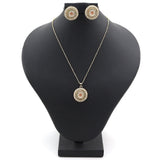 Women's 3D Locket Set - Golden, Women, Jewellery Set, Chase Value, Chase Value