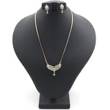 Women's American Diamond Half Set - Golden, Women, Jewellery Set, Chase Value, Chase Value