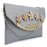 Women's Clutch - Silver, Women, Clutches, Chase Value, Chase Value