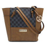 Women's Handbag H-81 - Brown & Navy Blue, Women, Bags, Chase Value, Chase Value