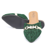 Women's Backless Slipper - Green, Women, Slippers, Chase Value, Chase Value