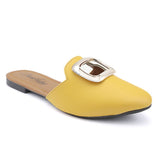 Women's Backless Slipper - Yellow, Women, Slippers, Chase Value, Chase Value