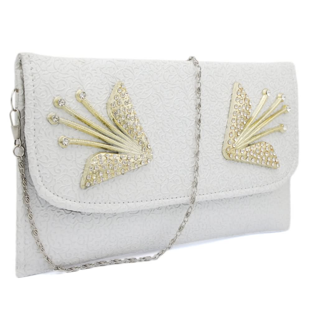 Women's Clutch - White, Women, Clutches, Chase Value, Chase Value