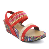 Women's Sandal - Maroon, Women, Heels, Chase Value, Chase Value