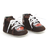 Newborn Boys Lace Shoes - Coffee, Kids, NB Shoes And Socks, Chase Value, Chase Value