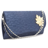 Women's Fancy Clutch 174 - Navy Blue, Women, Clutches, Chase Value, Chase Value