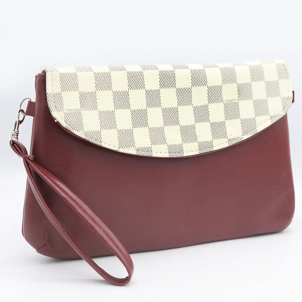 Women's Clutch K-2069 - Maroon, Women, Clutches, Chase Value, Chase Value