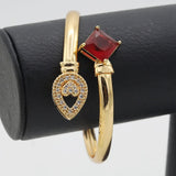 Women's Bracelet With Ring - Dark Pink, Women, Bangles & Bracelets, Chase Value, Chase Value