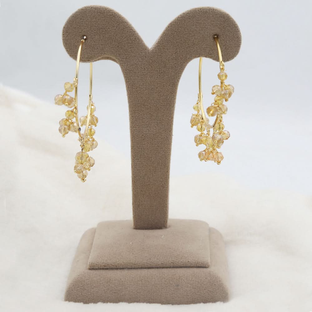 Women's Crystal Ring Bali - Golden, Women, Earrings & Tops, Chase Value, Chase Value