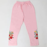 Girls Embroidered Tights - Pink, Kids, Tights Leggings And Pajama, Chase Value, Chase Value