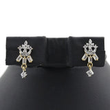 Women's American Diamond Half Set - Golden, Women, Jewellery Set, Chase Value, Chase Value