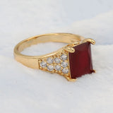 Women's Fancy Ring - Maroon, Women, Finger Rings, Chase Value, Chase Value