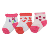 Kids 3 Piece Card Socks - Multi, Kids, Boys Socks, Chase Value, Chase Value
