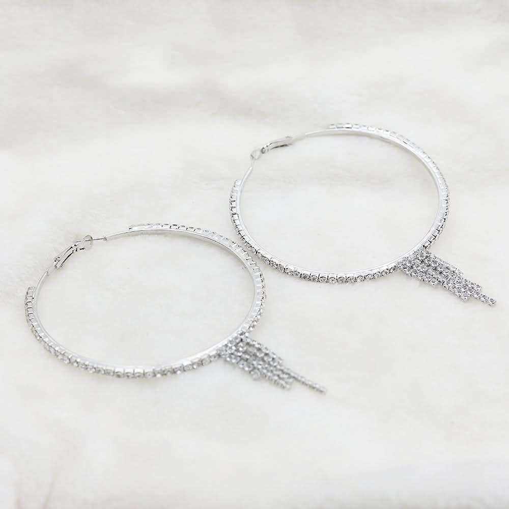 Women's Earrings - Silver, Women, Earrings & Tops, Chase Value, Chase Value