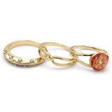 Women's Ring 3Pc - Red, Women, Finger Rings, Chase Value, Chase Value