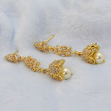 Women's American Diamond Fancy Jhumki - Copper, Women, Earrings & Tops, Chase Value, Chase Value