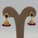 Women's Zarcon Tops Jhumki - Red, Women, Earrings & Tops, Chase Value, Chase Value