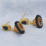 Women's Zarcon Tops Jhumki - Black, Women, Earrings & Tops, Chase Value, Chase Value