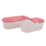Splash Food Container - Pack of 2 - Pink, Home & Lifestyle, Storage Boxes, Chase Value, Chase Value