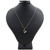 Women's Locket Set With Two Rings - Golden, Women, Chains & Lockets, Chase Value, Chase Value