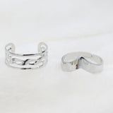 Women's Locket Set With Two Rings - Silver, Women, Chains & Lockets, Chase Value, Chase Value