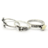 Women's Ring 3Pc - Off White, Women, Finger Rings, Chase Value, Chase Value