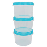 Fresh Food Keeper 3 Pcs Set - Large - Cyan, Home & Lifestyle, Storage Boxes, Chase Value, Chase Value