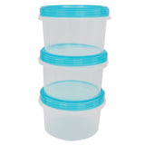 Fresh Food Keeper 3 Pcs Set - Medium - Cyan, Home & Lifestyle, Storage Boxes, Chase Value, Chase Value