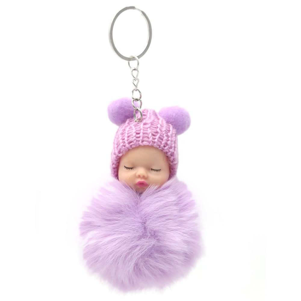 Doll Key Chain 006 (AY280-AY304) - Purple, Kids, Key Chains, Chase Value, Chase Value