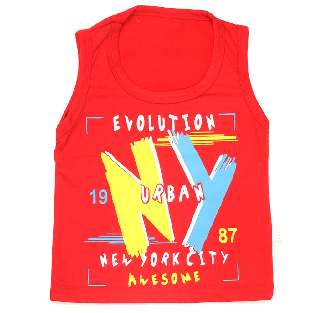 Boys Sando Shirt - Red, Kids, Boys Sando, Chase Value, Chase Value