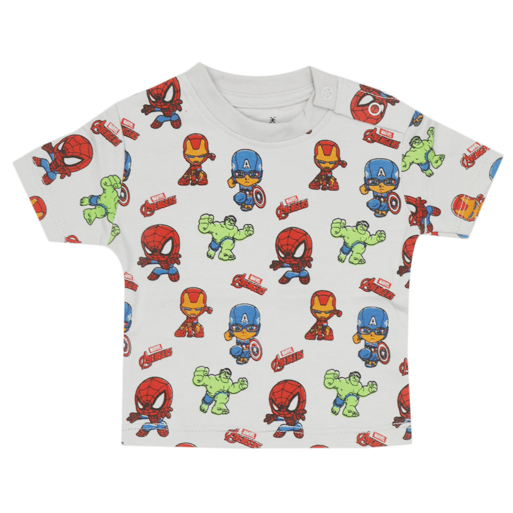 Eminent Newborn Boys T-Shirt - Light Grey, Kids, Newborn Boys Shirts And T-Shirts, Eminent, Chase Value