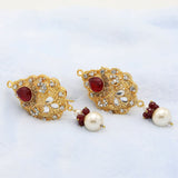 Women's Zarcon Tops - Red, Women, Earrings & Tops, Chase Value, Chase Value