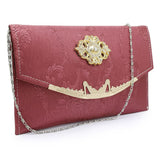 Women's Clutch - Maroon, Women, Clutches, Chase Value, Chase Value
