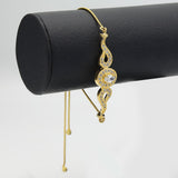 Women's American Diamond Bracelet - Golden, Women, Bangles & Bracelets, Chase Value, Chase Value