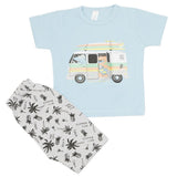 Newborn Boys Half Sleeves Suit - Blue, Kids, Newborn Boys Sets And Suits, Chase Value, Chase Value