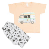 Newborn Boys Half Sleeves Suit - Peach, Kids, Newborn Boys Sets And Suits, Chase Value, Chase Value