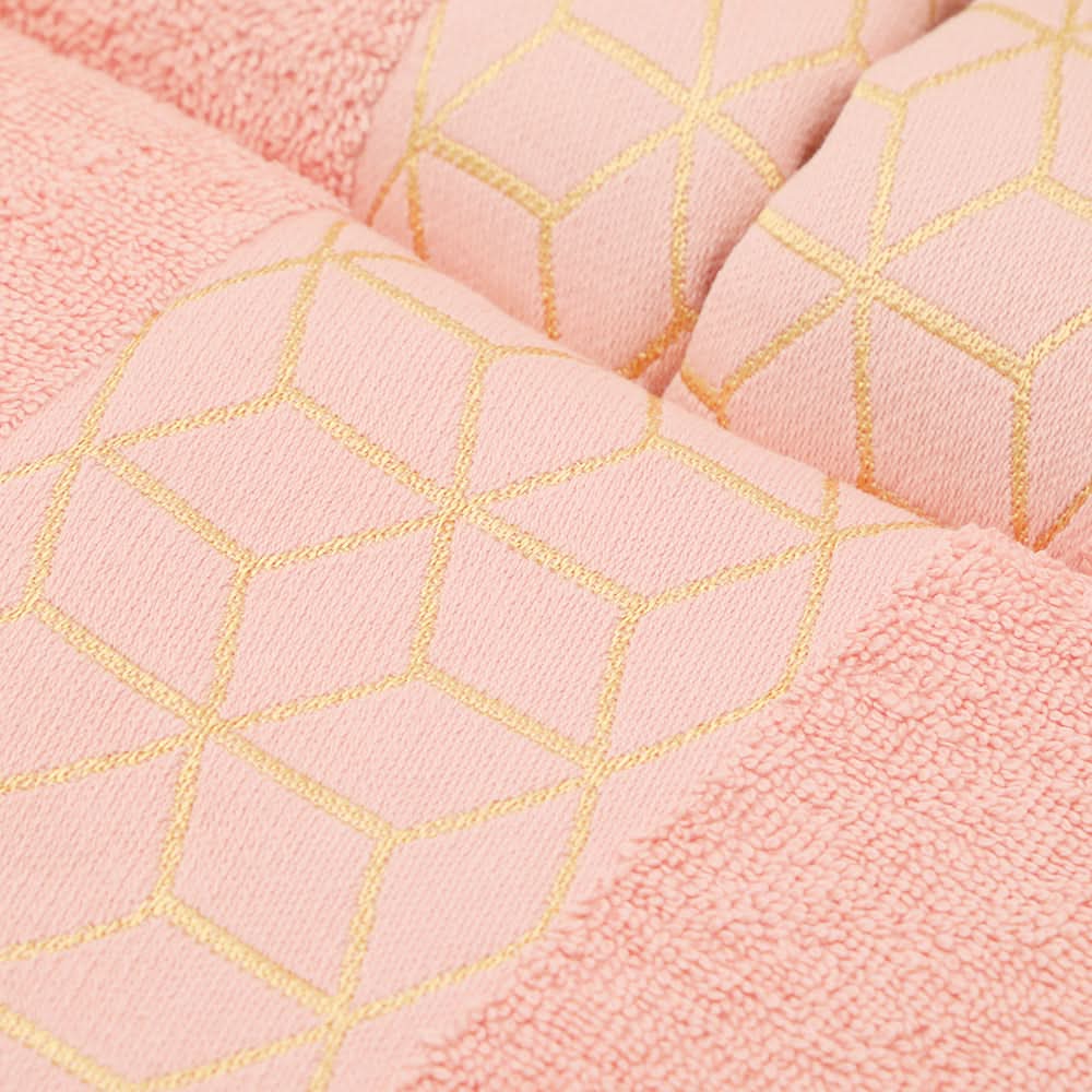 Towel Set Of 3 - Pink, Home & Lifestyle, Bath Towels, Chase Value, Chase Value