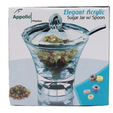 Elegant Acrylic Suger Pot - White, Home & Lifestyle, Storage Boxes, Chase Value, Chase Value