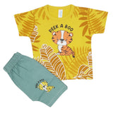 Newborn Boys Half Sleeves Suit - Yellow, Kids, Newborn Boys Sets And Suits, Chase Value, Chase Value