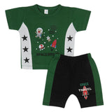 Newborn Boys Half Sleeves Suit - Green, Kids, Newborn Boys Sets And Suits, Chase Value, Chase Value
