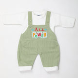 Newborn Boys Full Sleeves Romper - Green, Kids, NB Boys Rompers, Chase Value, Chase Value