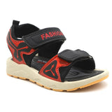 Boys Sandal - Black & Red, Kids, Boys Sandals, Chase Value, Chase Value