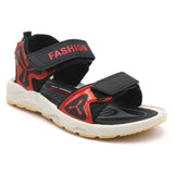 Boys Sandal - Black & Red, Kids, Boys Sandals, Chase Value, Chase Value