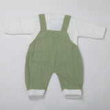 Newborn Boys Full Sleeves Romper - Green, Kids, NB Boys Rompers, Chase Value, Chase Value