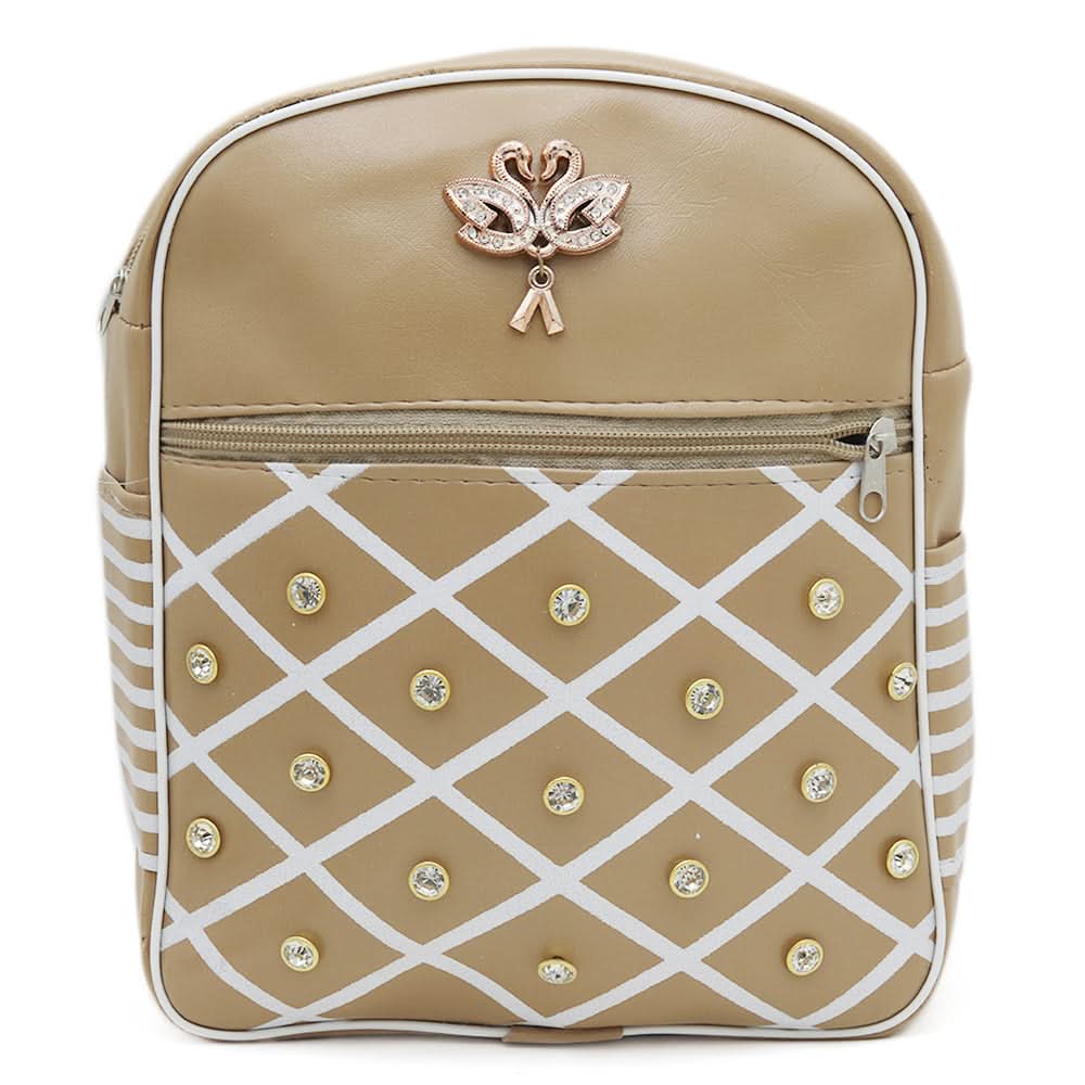 Girls Bag Pack - Beige, Kids, Kids Bags, Chase Value, Chase Value